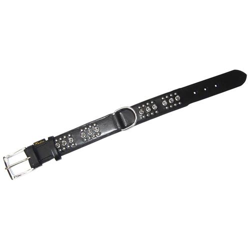 "HEIM Hunde-Halsband ""Power"" Tier-Halsbänder schwarz, Länge: 50-70 cm Gr. 36 cm - 50 cm, schwarz Hundehalsbänder"