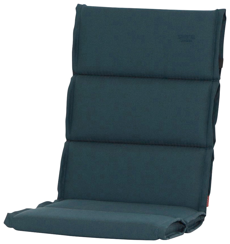 Polsterauflage SIENA GARDEN "Stella, TOPSELLER", blau (petrol), B:48cm H:6cm T:110cm, Olefin (Polypropylen), Polsterauflagen, B/T: 48x110 cm