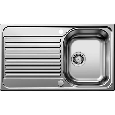 BLANCO Edelstahlspüle "TIPO 45 S" Küchenspülen Gr. beidseitig, grau (edelstahl) Küchenspülen