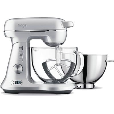 SAGE Küchenmaschine "the Bakery Boss SEM825BAL2", silber (silberfarben), B:29cm H:36,3cm T:37,7cm, Küchenmaschinen