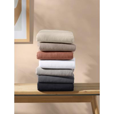 Spannbettlaken "Anisa in Gr. 90x200, 140x200 oder 180x200 cm", schwarz, B:140-160cm L:200cm, Jersey, Obermaterial: 100% Baumwolle, LEGER HOME BY LENA GERCKE, Laken, aus Baumwolle, für Matratzen bis 23 cm Höhe, Bettlaken, Spannbetttuch Image