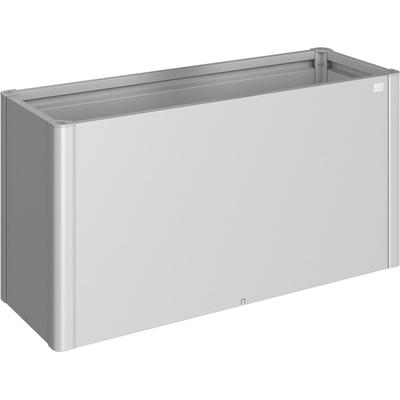 Hochbeet BIOHORT "HochBeet", silber (silberfarben, metallic), B:152cm H:77cm T:53cm, Stahlblech, Pflanzgefäße, BxTxH: 152x53x77 cm