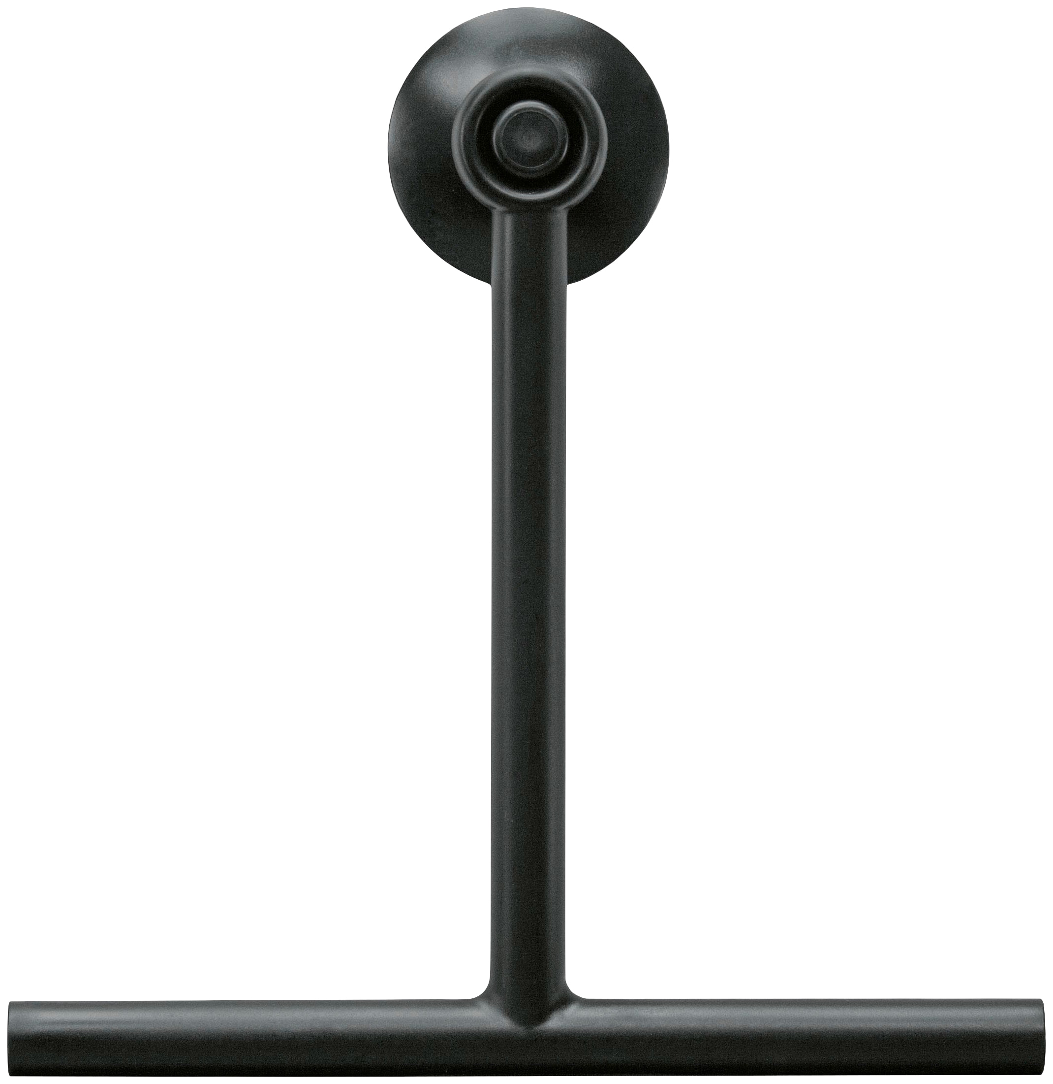 Duschabzieher KLEINE WOLKE "Lindo", schwarz, B:22cm H:23cm L:3cm, Kunststoff, Wasserabzieher, Breite: 22 cm