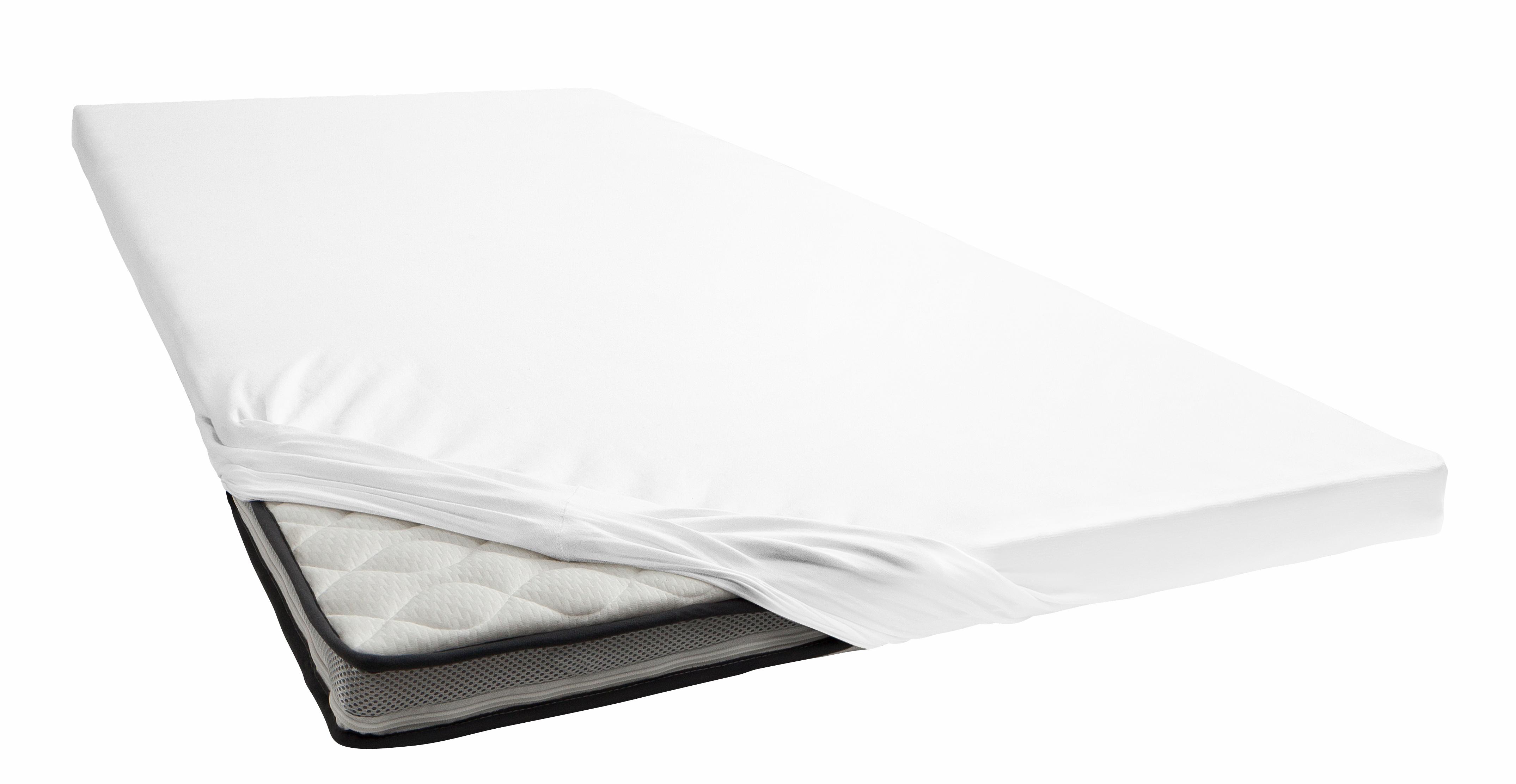 Spannbettlaken BELLANA "Jersey-Elasthan deluxe in Gr. 90x200, 140x200 oder 180x200, für Topper", weiß, 1 Stk., Jersey-Elasthan, 100x200 100x210 100x220 110x200 110x210 110x220 120x200 120x210 120x220 90x200 90x210 90x220 10, Jersey-Elasthan,...