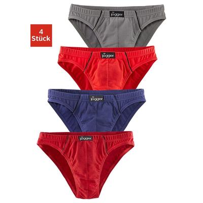 Slip LE JOGGER "Minislip", Herren, Gr. 6, bunt, Jersey, Obermaterial: 95% Baumwolle, 5% Elasthan, körpernah, Unterhosen, knappe Form, schöne Farben mit kontrastfarbenen Pipings Image