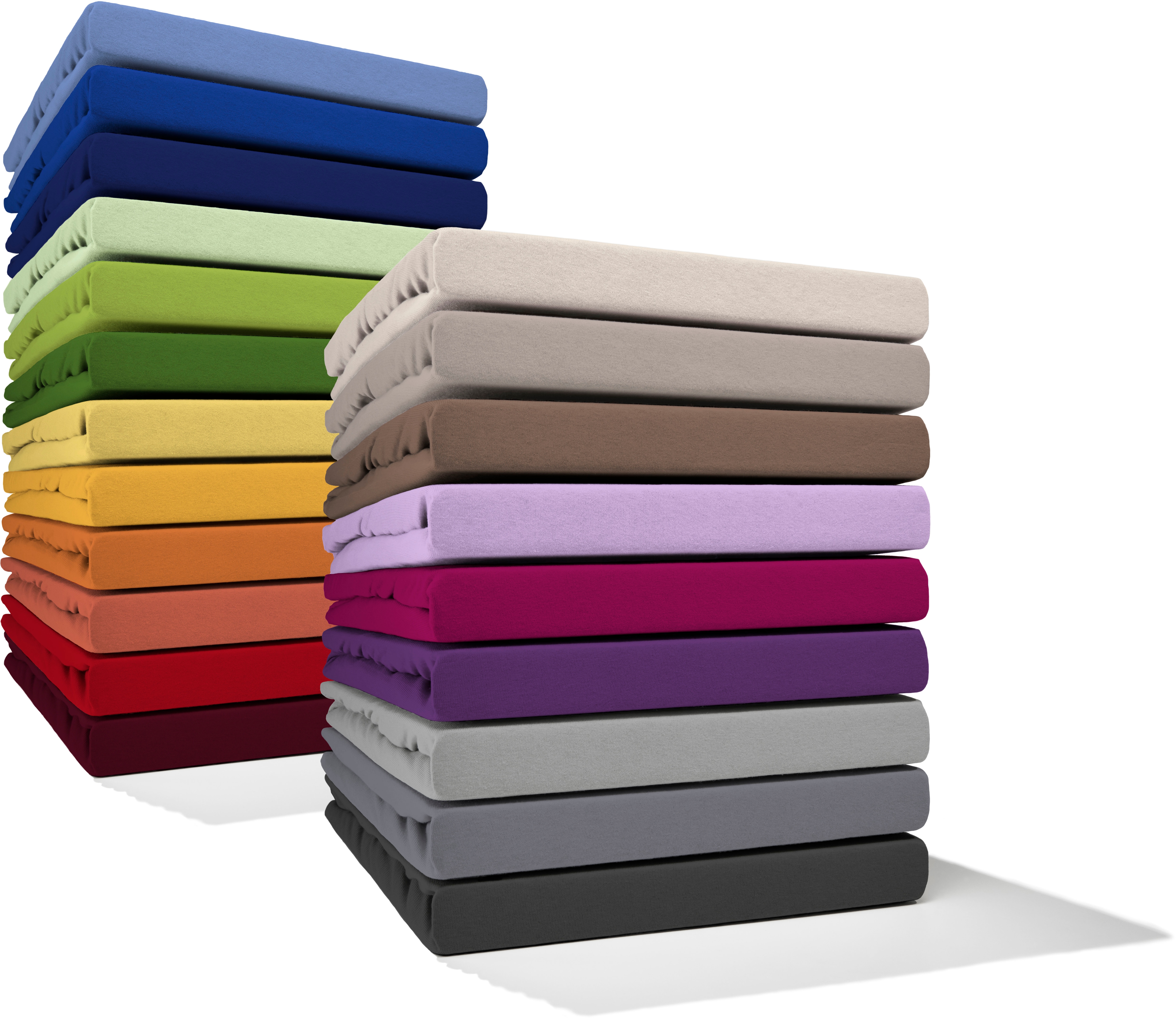 Spannbettlaken BELLANA "Jersey-Elasthan Aqua in Gr. 90x200, 140x200 oder 180x200 cm", weiß, 1 Stk., Jersey, 100x200 100x210 100x220 110x200 110x210 110x220 120x200 120x210 120x220 90x200 90x210 90x220 35, Jersey, Obermaterial: 97% Baumwolle, 3%...