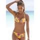 Push-Up-Bikini-Top SUNSEEKER "Modern" Gr. 34, Cup C, gelb (gelb, bedruckt) Damen Bikini-Oberteile Ocean Blue