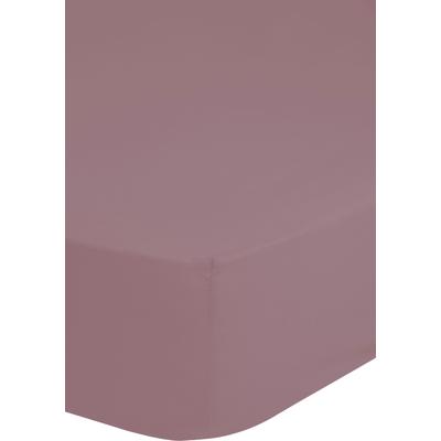 Spannbettlaken HIP "Hip in Gr. 90x200, 140x200 oder 180x200 cm", rosa (altrosa), B:180cm L:220cm, Satin, Obermaterial: 1