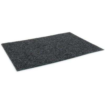 Nadelvliesteppich "MALTA", grau (anthrazit), B:200cm H:2,5mm L:800cm, Polypropylen, PRIMAFLOR-IDEEN IN TEXTIL, Teppiche, Uni-Farben, strapazierfähig & pflegeleicht, Kurzflor, Nadelvlies Image