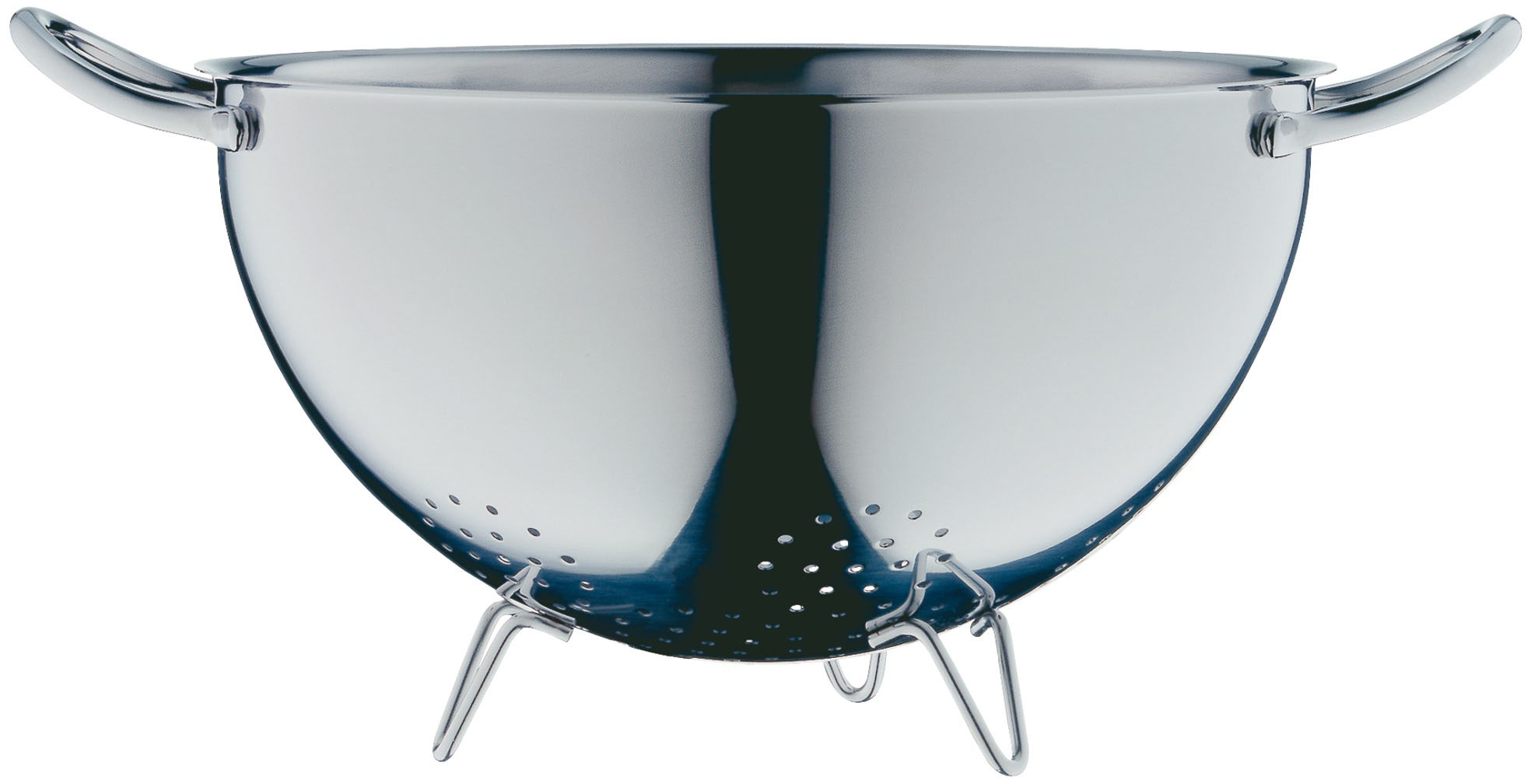 Seiher WMF, silber (edelstahlfarben), Cromargan Edelstahl Rostfrei 18/10, Küchensiebe, 3 Standfüße für besseren Halt