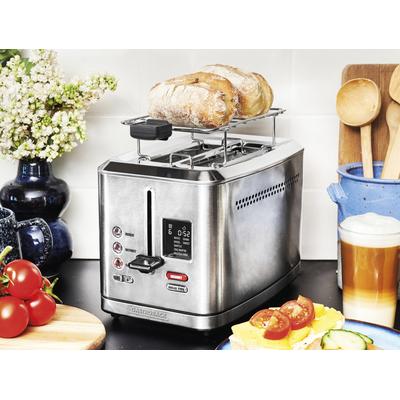 GASTROBACK Toaster "42395 Design Digital 2S" silberfarben (edelstahlfarben) 2-Scheiben-Toaster