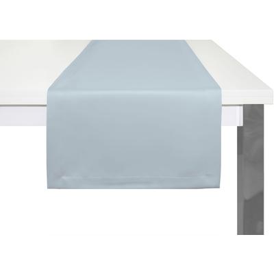 Tischläufer WIRTH "NEWBURY" Gr. 1, blau (hellblau), B:50cm L:150cm, Polyester, Baumwolle, Tischdecken Image
