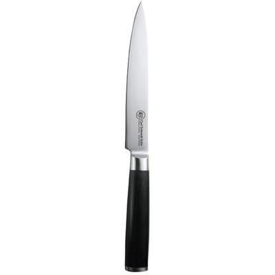 Fleischmesser CARL SCHMIDT SOHN "Konstanz", schwarz, Klingenlänge 18cm, Stahl, Kochmesser, aus 67 Schichten japanischem Stahl Image