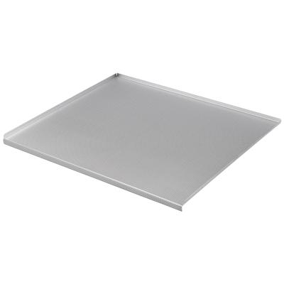 Tropfschutzblech OPTIFIT, silber (silberfarben), B:96,6cm T:50,1cm, Aluminium, Waschtischaufsätze, für Spülenschränke, in 3 Längen