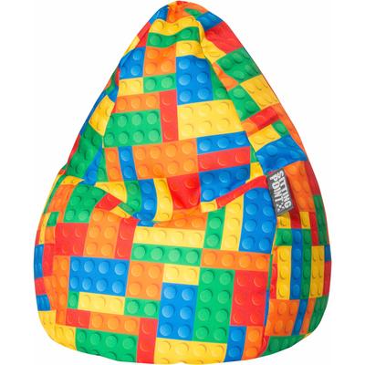 Sitzsack SITTING POINT "Bricks L", bunt, Sitzsäcke, Digitaldruck Image