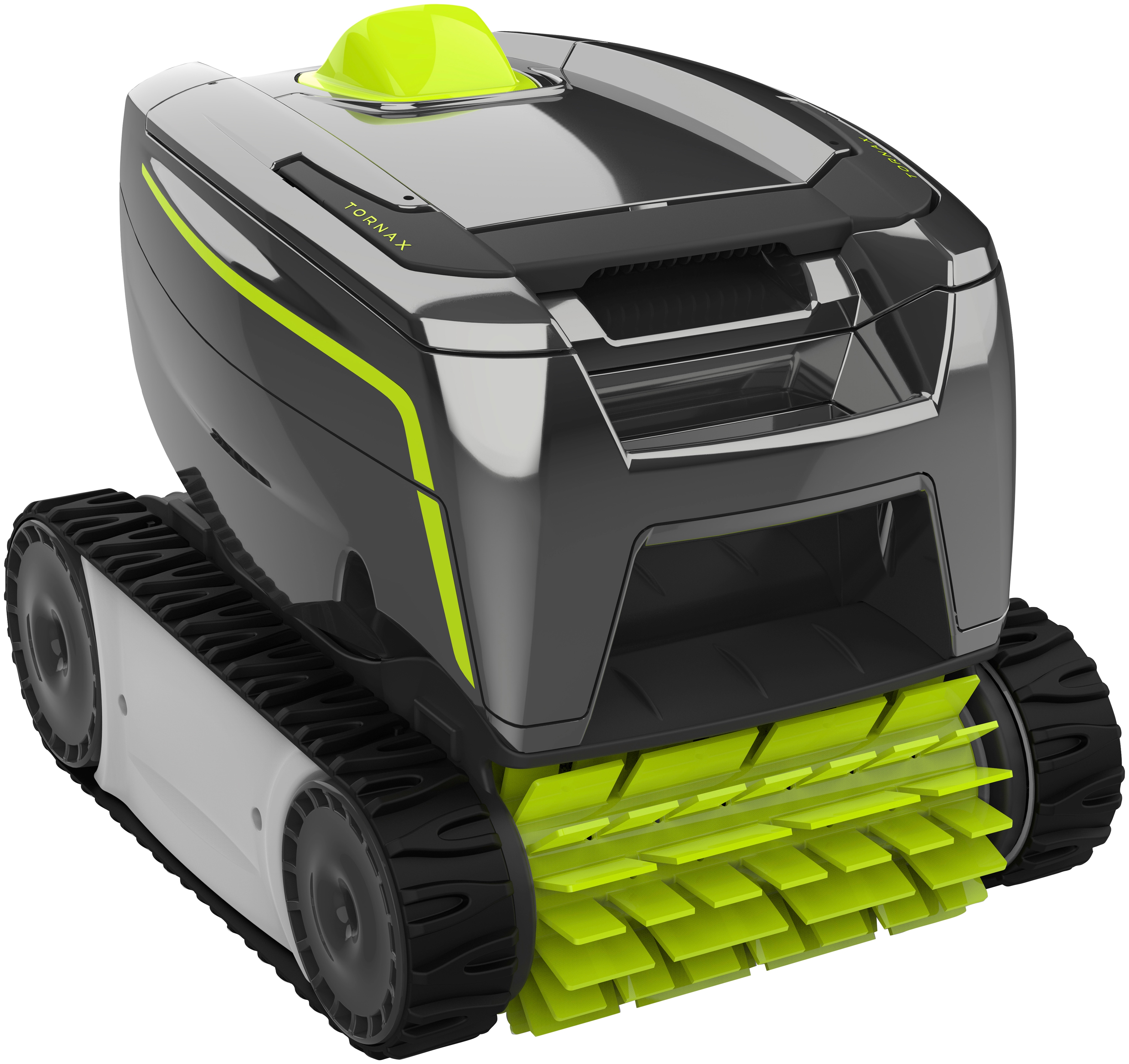 Poolroboter ZODIAC "TORNAX GT2120", grau (grau, grün), B:29cm H:30cm L:37cm, Kunststoff, Poolbodensauger, 11 m³/h Umwälzleistung