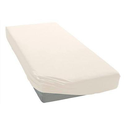 Spannbettlaken BELLANA "bellana by nature", beige (creme), B:140-160cm L:200cm, Single-Jersey, Obermaterial: 100% Baumwolle, Laken, aus zertifizierter Bio-Baumwolle Image