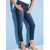Stretch-Jeans ASCARI, Damen, Gr. 21, Kurzgrößen, blau (blau, schwarz), 50% Baumwolle, 40% Lyocell, 7% Elastomultiester, 3% Elasthan, unifarben, lang, Jeans