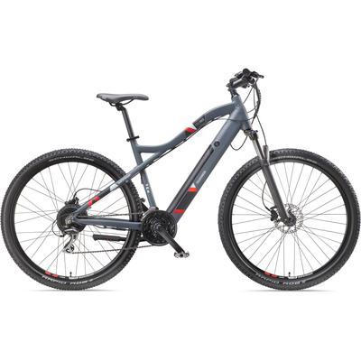 E-Bike TELEFUNKEN "Aufsteiger M922" E-Bikes Gr. 48 cm, 29 Zoll (73,66 cm), grau (graphit, grau) E-Bikes