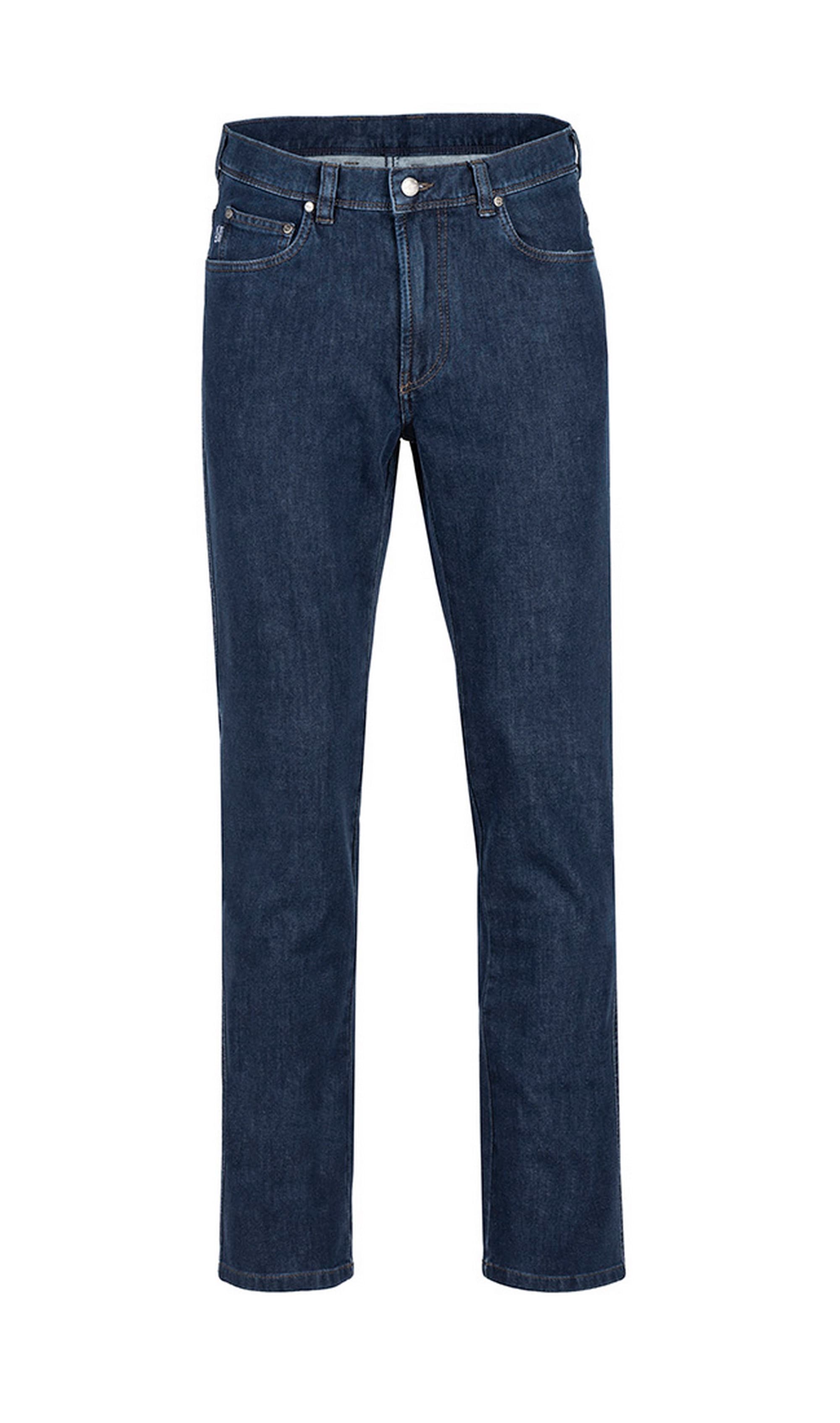 Bequeme Jeans BRÜHL "Genua III DO", Herren, Gr. 34, EURO-Größen, blau, 89% Baumwolle, 7% Synthetik, 4% Elasthan, unifarben, Casual, lang, Jeans Stretchjeans 5-Pocket-Jeans, in 360 Bi-Stretch Denim