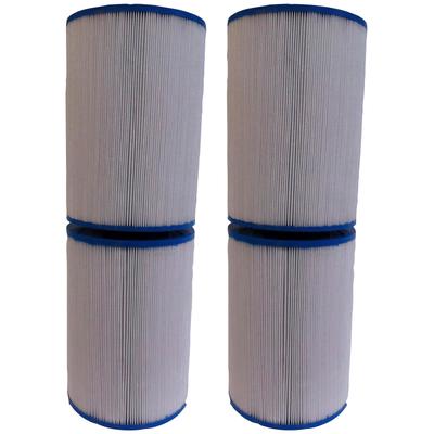 Ersatzfilter AMERICAN SPA "Quadfilter" Filterkartuschen Gr. 2 St., weiß (weiß, blau) Kartuschenfilteranlagen