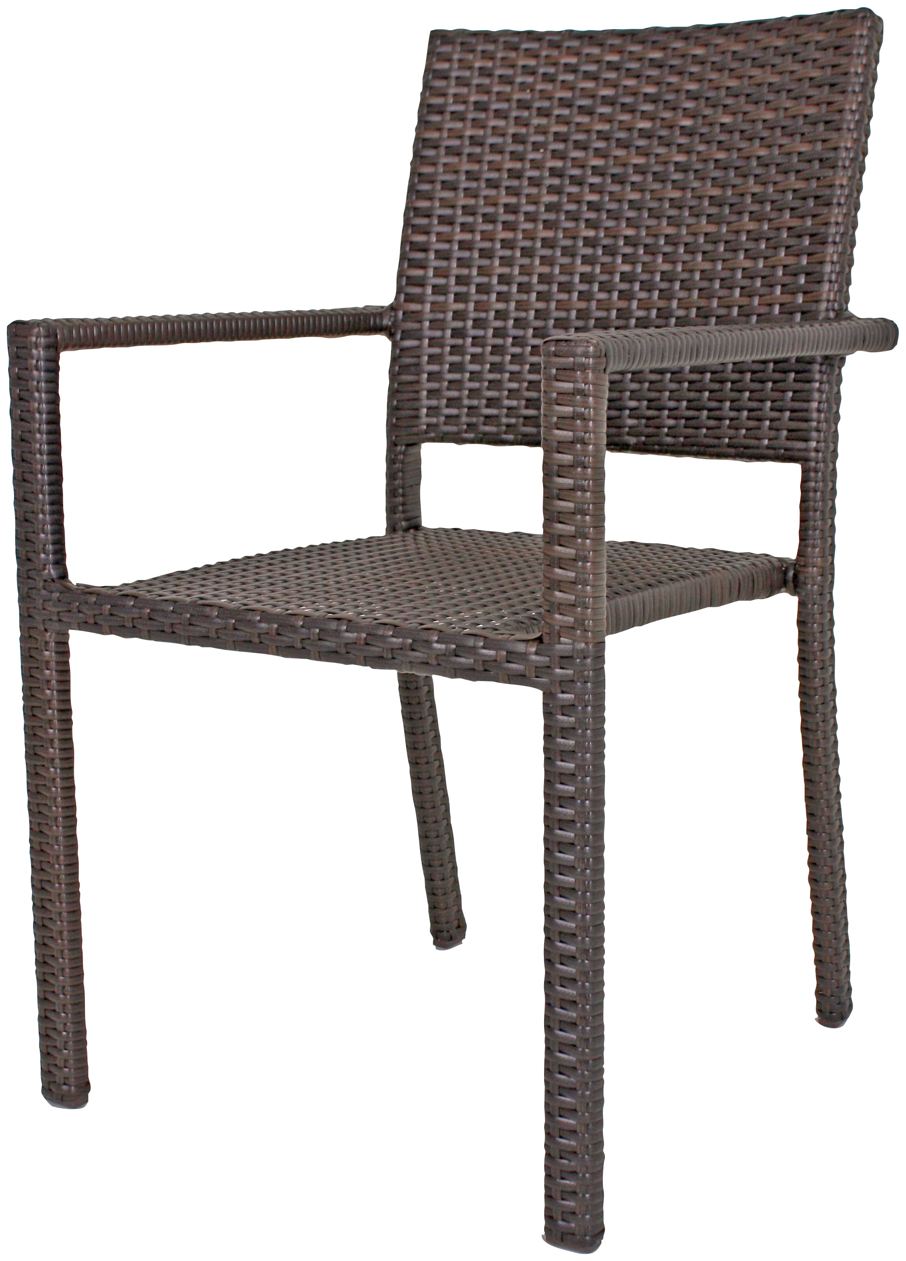 Stapelstuhl GARDEN PLEASURE "MALAGA", braun (coffee, coffee), B:55cm H:88cm T:57cm, Kunststoff, Stühle, Stapelstuhl, 2er Set, auch für die Gastronomie geeignet