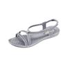 Sandalette SIEBI`S, Gr. 41, grau, Synthetik, Schuhe