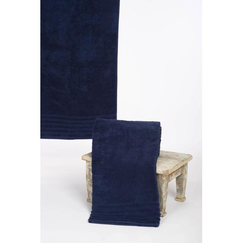 „Saunatuch WEWO FASHION „“AIDA““ Handtücher (Packung) Gr. B/L: 80 cm x 200 cm (1 St.), blau (marine) Saunatücher 80×200 cm, Uni Farben, reine Baumwolle“