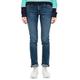 Slim-fit-Jeans QS "Catie Slim" Gr. 40, Länge 30, blau (blue denim medium30) Damen Jeans Röhrenjeans