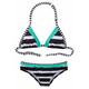 Triangel-Bikini KANGAROOS "Anita Kids" Gr. 158/164, N-Gr, schwarz-weiß (schwarz, weiß) Kinder Bikini-Sets Bikini Bikinis