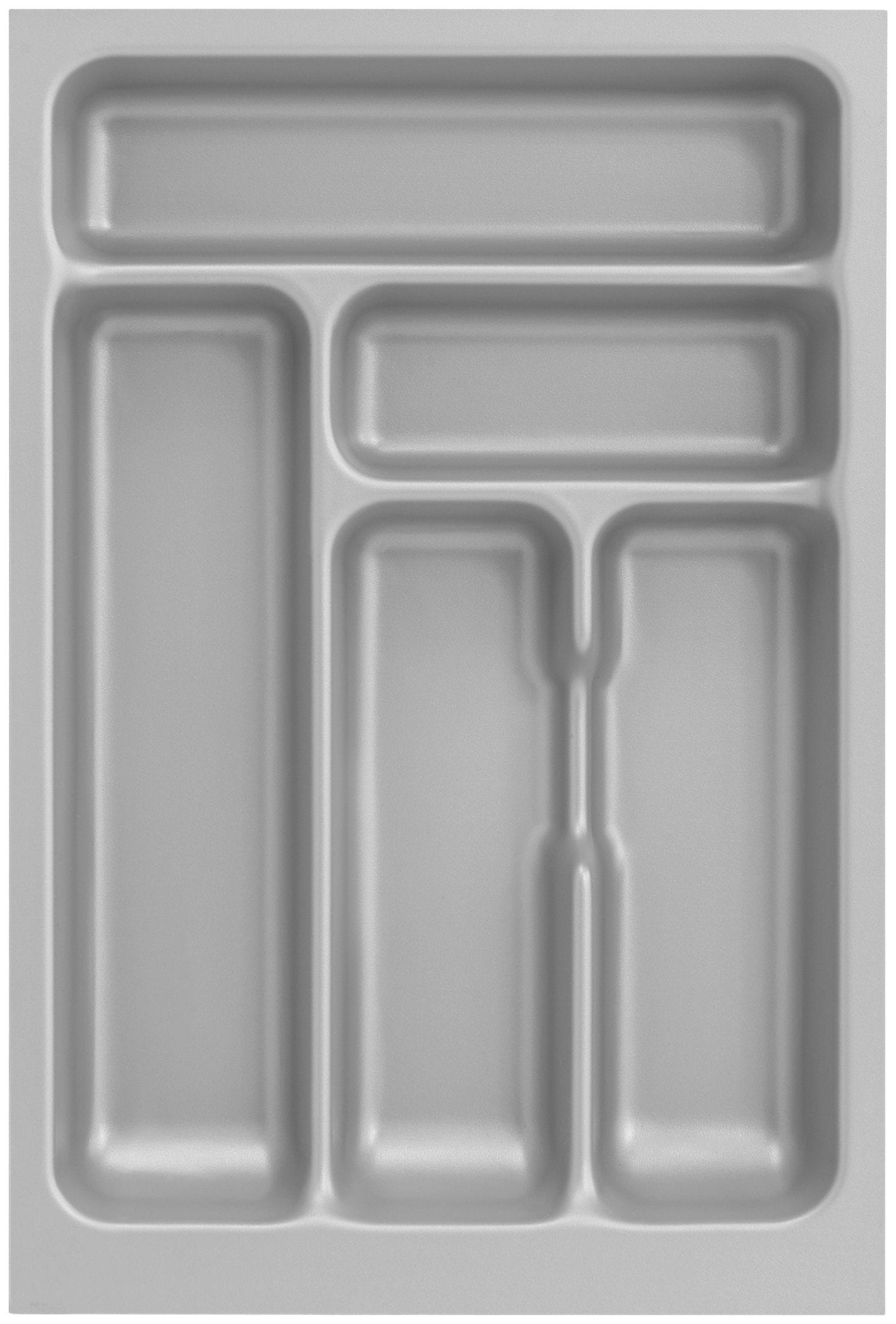 Besteckeinsatz OPTIFIT, grau, B:31,8cm H:5cm T:47,3cm, Schubladeneinsätze, Besteckeinsatz, Breite 40 cm, passend für Schubkästen der Serien Faro, Kalmar, Mini… Image