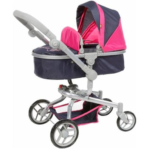 „Kombi-Puppenwagen KNORRTOYS „“Boonk – Diadem Pink““ Puppenwagen pink (diadem pink) Kinder Puppenwagen -trage“