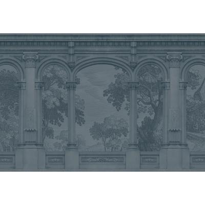 Fototapete LIVING WALLS "Walls by Patel Roma", blau, B:4,00m L:2,7m, Vlies, Tapeten, Vlies, Wand Image