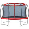 Gartentrampolin BEST SPORTING "57142 Superstar Red" Trampoline Gr. B: 426 cm, rot (schwarz, rot) Kinder Trampoline