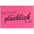 Wandspruch HOME AFFAIRE "Schriftzug "Nimm dir Zeit um glücklich zu sein"" Wandtattoos Gr. B/H: 80 cm x 30 cm, Buchstaben, schwarz Wandtattoos Sprüche