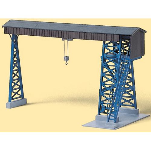 "Modelleisenbahn-Gebäude AUHAGEN ""Überladekran"" Modelleisenbahn-Erweiterungen blau (blau, braun) Kinder Altersempfehlung Modelleisenbahn-Erweiterungen Made in Germany"