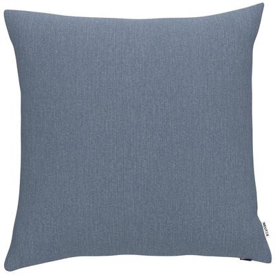 Kissenhülle NEUTEX FOR YOU "Monza-ECO" Gr. 1, blau (jeansblau), B:38cm L:38cm, Baumwolle, Polyester, Bezug: 53% Polyester, 44% Baumwolle, 3% sonstige Fasern, Kissenbezüge, ohne Füllung Image