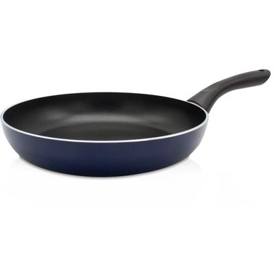 Bratpfanne KRÜGER "Troja", blau, H:4,5cm Ø:24cm, Pfannen, für Induktions-Kochfelder geeignet