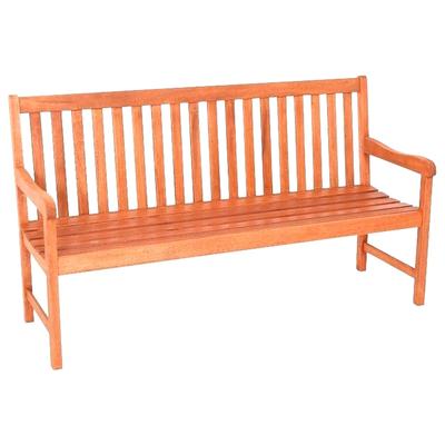 Gartenbank MERXX "Santos", braun, B:157cm H:89cm T:58cm, Holz, Sitzbänke Image