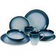 Kombiservice CREATABLE "Geschirr-Set Casade" Geschirr-Sets Gr. 8 tlg., blau Geschirr-Sets für 1 und 2 Personen