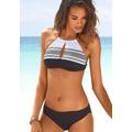 Bustier-Bikini JETTE Gr. 34, N-Gr, schwarz-weiß (schwarz, weiß) Damen Bikini-Sets Ocean Blue