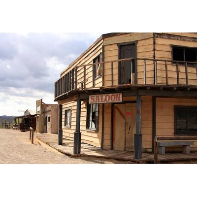 Fototapete PAPERMOON "Saloon", bunt, B:5,00m L:2,80m, Vlies, Tapeten Image