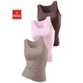 Tanktop H.I.S Gr. 48/50, bunt (braun, rosa, taupe) Damen Tops Strandtops Bestseller