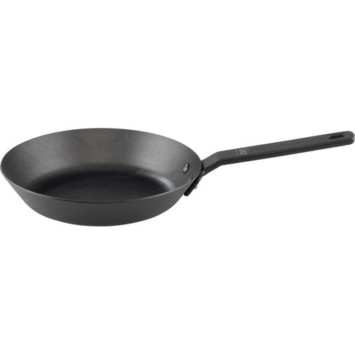 "Bratpfanne ELO ""Iron"" Pfannen Gr. Ø 24 cm + Höhe 4,6 cm, schwarz Bratpfanne Eisenpfanne Pfanne Bratpfannen Induktion"
