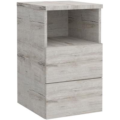 Nachtkonsole FMD "Suva", braun (sandeichefarben), B:35cm H:61,5cm T:40cm, Holzwerkstoff, Sideboards Image
