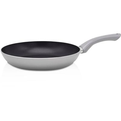 Bratpfanne KRÜGER "Aluminium Pfanne London", grau, H:4,3cm Ø:20cm, Pfannen, für Induktions-Kochfelder geeignet