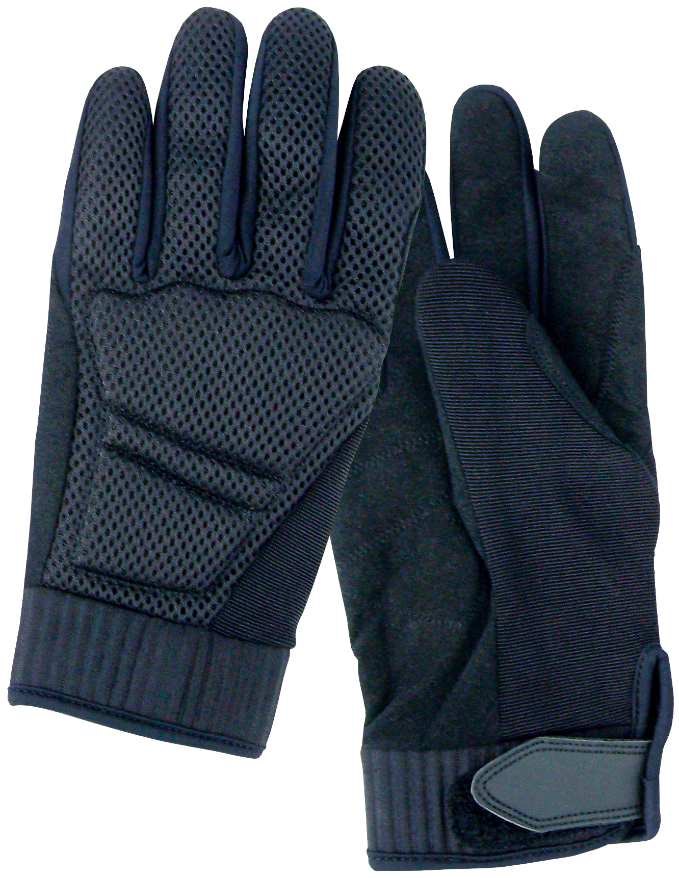 Motorradhandschuhe ROLEFF "RO 51" Gr. XXL, schwarz, Handschuhe, XXL, Obermaterial: 100% Polyester, Klettverschluss Image