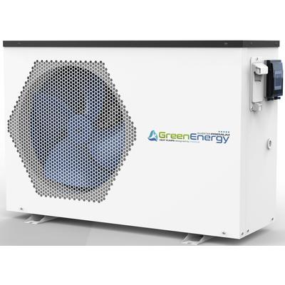 Pool-Wärmepumpe KWAD "Green Energy 10", schwarz-weiß (weiß, schwarz), B:33cm H:66cm L:91cm, Metall, Wärmepumpen