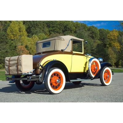 Fototapete PAPERMOON "Oldtimer", bunt, B:4,00m L:2,60m, Vlies, Tapeten Image