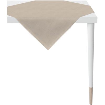 Mitteldecke APELT "Apart, LOFT STYLE" Gr. 2, grau (taupe), B:100cm L:100cm, Polyester, Tischdecken, UNI-BASIC Image